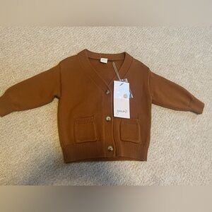 NWT Goumi Rust Knit Cardigan, 12-24 months